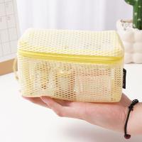 Bolsa de almacenamiento de nailon informal con cremallera, bolsa de malla, bolsas de aseo de mano multiusos para viaje - details 13
