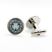 Corazones a prueba de balas de Tony Stark, gemelos de camisa con fotografías de cúpula de cristal de alta calidad, joyería de moda para hombre - details 2
