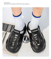 Sandalias para hombres nueva tendencia ligera suave cómoda parte inferior gruesa que aumenta el exterior impermeable antideslizante toboganes de playa conducción zapatillas de doble uso para hombres - details 11