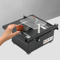 Mini Sierra de mesa de 7 engranajes, 200W, 10000r/min, bricolaje, 24x22x10cm/9,5x8,7x3,9 pulgadas, para cortar pequeños palos de madera, Bodhi, piedra, cera de miel - details 0