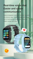 2025 Nuevo VK26 4G Reloj inteligente para niños WIFI Cámara de 0,3 Mpix Tarjeta SIM Posicionamiento GPS Llamada de emergencia SOS Chat de video HD Detección de frecuencia cardíaca Compatible con Android IOS Smartwatch - details 5