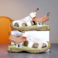 Nuevas sandalias de moda para niñas y niños, zapatos de seguridad con punta de goma de estilo romano dorado para niños, zapatos de verano para la vuelta a la escuela, zapatos de alta calidad 26-38 - details 8
