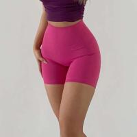Gymtub - Pantalones cortos de tres cuartos para mujer, cintura alta, color melocotón, desnudo, para correr, hacer ejercicio, secado rápido - details 13