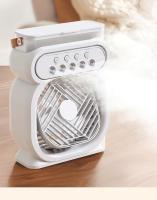 Aire Acondicionado Portátil, Enfriador de Aire, Humidificador, Ventilador Portátil, 3 Velocidades, 3 Modos de Nebulización, Luz de 7 Colores, Temporizador, para Hogar Oficina - details 7