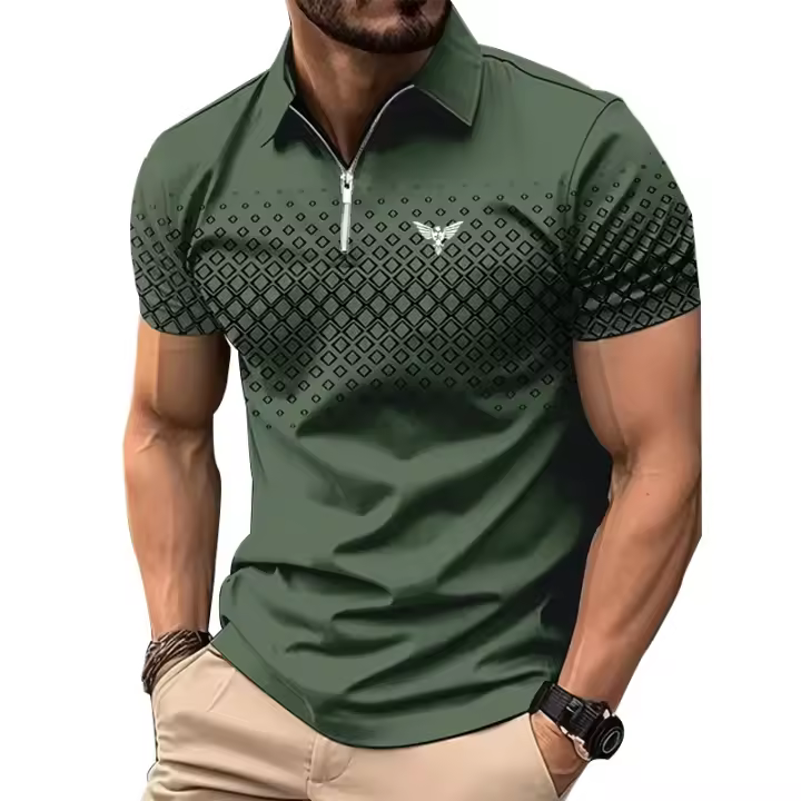 Ruce ca de moda de verano con mangas para hombre, secado, material de cáñamo auténtico - 1