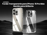 UGREEN Crystal Clear Original Protection Series Funda de teléfono mejorada para iPhone 15, iPhone 15 Pro, iPhone 15 Pro Max, transparente - details 0