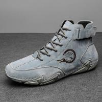 Zapatillas de deporte para hombre, botas cortas de felpa para deportes de senderismo al aire libre, zapatos informales de fondo suave para hombre, zapatos cómodos de marca originales - details 25