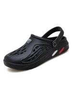 Sandalias para hombre, zuecos de verano, zapatillas de jardín EVA, zapatos con agujeros, sandalias con plataforma para playa, toboganes de baño para interior de casa de talla grande - details 2