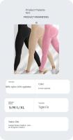 Body sin costuras para gimnasio para mujer, pantalones de yoga de secado rápido para realzar la cadera, monos deportivos con texto para correr y mujer - details 2