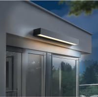 Luz led de pared de una palabra para exteriores, luz de pared impermeable para villa, puerta de jardín, luz frontal, luz de arandela de pared para exteriores - details 1