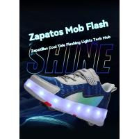 Nueva Mafia Zapatos De Cuatro Ruedas Patines Niños Niños Con Ruedas Zapatos Niñas Zapatos Casuales - details 2