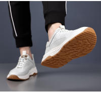 Zapatos de cuero de piel de vaca de primera capa, deportivos, casuales para hombres, moda - details 17