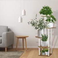 Soporte de Plantas de 5 Niveles Estante de Metal para Múltiples Flores - details 5