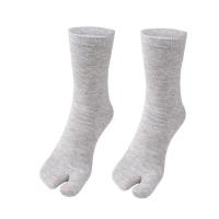5 pares de calcetines antideslizantes de algodón con dos dedos, calcetines separadores de dedos de media pantorrilla para negocios, calcetines de tubo corto deportivos de Color sólido para mujeres y hombres - details 9