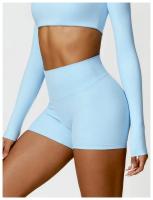Pantalones Cortos de Yoga de Cintura Alta Control de Abdomen, Levantamiento de Glúteos, Ropa de Gimnasio para Primavera/Verano - details 26