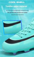 Zapatos de fútbol de alta calidad para hombre con diseño de uñas perforadas, zapatos de fútbol transpirables de nuevo estilo, zapatos deportivos cruzados para jóvenes - details 3