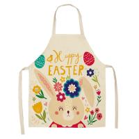 Delantal de lino con estampado Floral para adultos y niños, delantal de dibujos animados de plantas, accesorios de cocina para el hogar - details 4