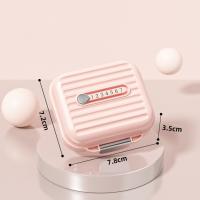 Organizador de pastillas de viaje portátil, pastillero semanal hermético de tamaño pequeño y grande, dispensador de pastillas de 7 compartimentos a prueba de humedad - details 13
