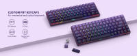 Teclas PBT de doble disparo para Gaming, teclas de perfil púrpura para Cherry Gateron MX switch, Teclado mecánico para jugadores, 132 teclas - details 1