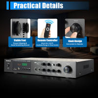 Amplificador de alta fidelidad para cine en casa, dispositivo Digital de 5 CANALES, FM, USB, estéreo, 600 W, con Control remoto, Hi-Fi, PA pequeña y Karaoke - details 7