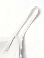 1 pieza de sujetador sin espalda en forma de U, mezcla de poliamida y elastano, color sólido, inalámbrico, sujetador push-up de gran soporte con relleno extraíble, tejido, con detalle sexy sin espalda para adultos. - details 8