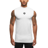Camiseta de compresión para hombre, ropa ajustada para gimnasio, camiseta sin mangas para entrenamiento de culturismo y musculación - details 5