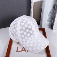 Gorra de béisbol con flores para mujer, informal, ajustable, coreana, para exteriores, con visera de encaje, sombrero de malla - details 7