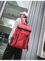 Mochila de viaje multifuncional, ligera, de gran capacidad, Unisex, con estampado de letras, impermeable, bolso escolar para deportes al aire libre - details 21