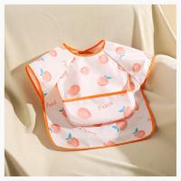 Delantal impermeable de manga corta para bebé, niño y niña, babero de alimentación suave, ropa para eructar - details 10