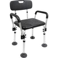 Silla Personas Mayores, Respaldo y Reposabrazos Extraibles, Ajustable en Altura - details 7