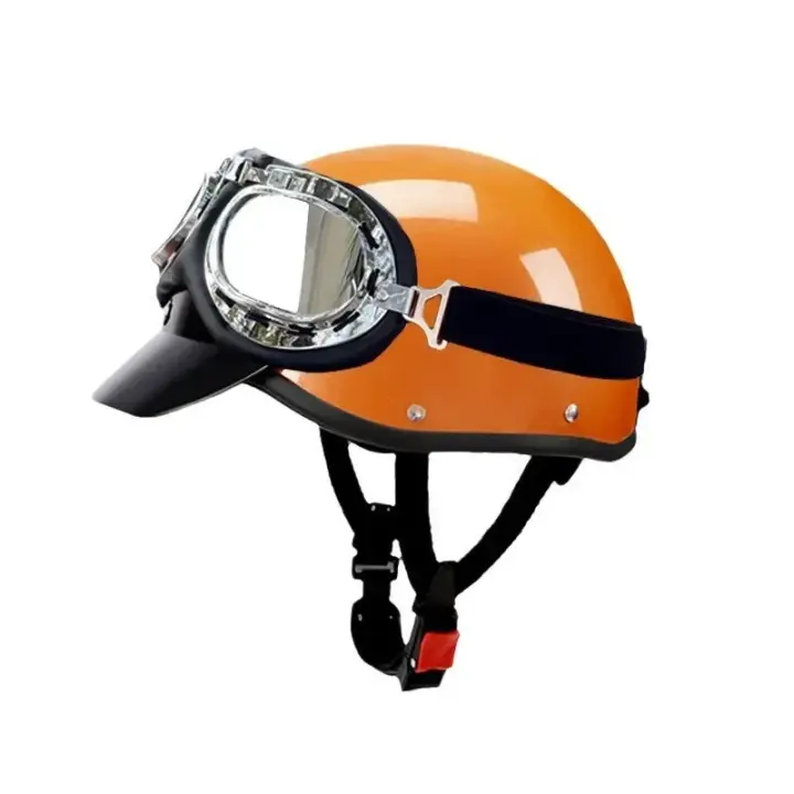 Casco de motocicleta retro Harley casco de seguridad certificado - 1
