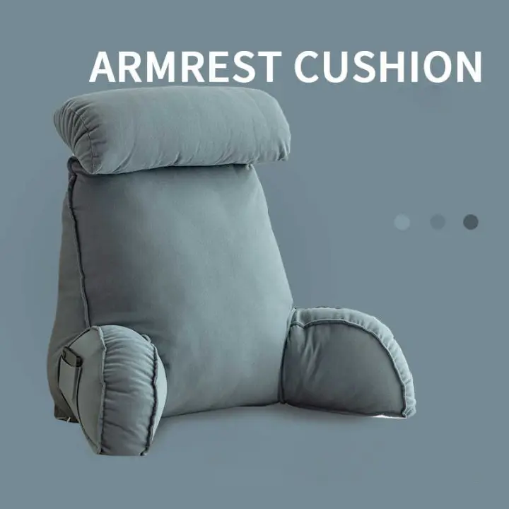 Almohada de Cabeza de Triángulo Almohada de Descanso Lumbar de Poliéster/Algodón - 1