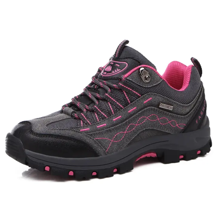 Zapatos de Senderismo de Cuero Genuino Transpirables, Antideslizantes, Comodos para Primavera/Verano Zapatos Deportivos de China - 1