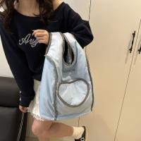 Bordado de letras amor chaleco mochila Nylon gran capacidad estudiantes bolso escolar bolsa de almacenamiento bolso de hombro mochilas - details 8