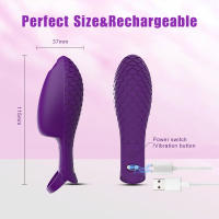 Fih Scale-juego de dedos de silicona recargable para mujer, dispositivo estimulante y maduro para rascar el clítoris, Sexo adulto - details 1