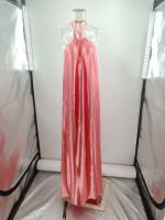 Elegante Vestido de Noche de Satén con Halter Neck Holgado Moda de Verano A-e - details 15