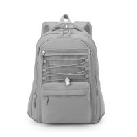 Mochila Escolar Casual Unisex Tela Oxford Resistente al Agua, Estructura Hexagonal Acolchada, Diseño Sencillo y Ligero para Estudiantes y Uso Diario - details 11