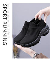 Zapatos deportivos ultraligeros tejidos con colchón de aire para mujer para exteriores, zapatos para caminar un diario - details 10