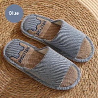 Zapatillas de lino transpirables para hombre y mujer, chanclas antideslizantes para interiores y el hogar, zapatos planos cómodos para la playa - details 14
