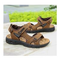 Sandalias cómodas de verano para hombre, zapatos suaves para playa y exterior, transpirables, informales de cuero - details 24