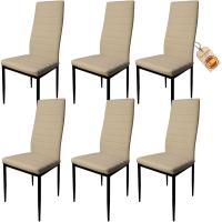 Pack de 2 Sillas de Comedor Tapizadas - Sillas Cocina Tapizadas - Pack Sillas Comedor (Gris, 2) - details 17