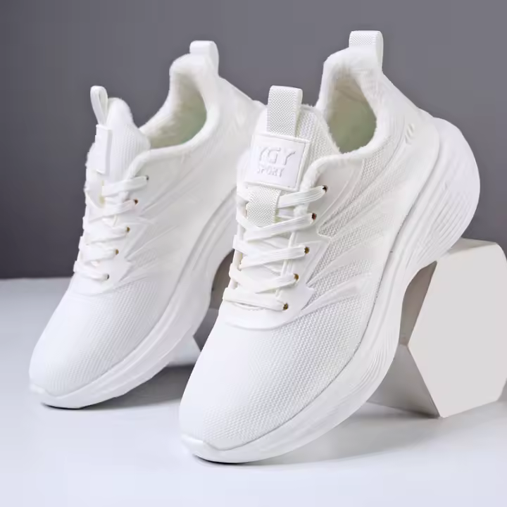 nable Deportes transpirables para hombres y mujeres, correr ligero con suela suave, zapatos casuales simples de color sólido - 1