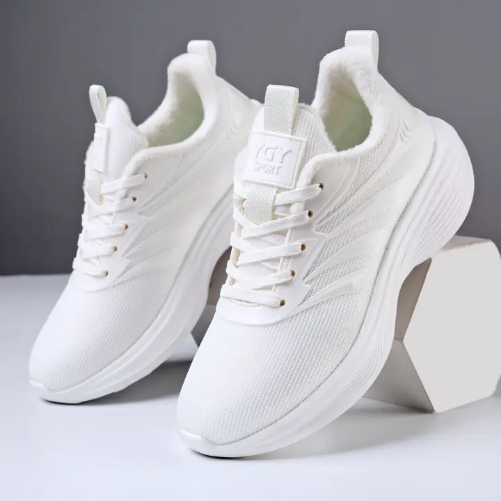 nable Deportes transpirables para hombres y mujeres, correr ligero con suela suave, zapatos casuales simples de color sólido - 1