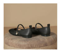 Zapatillas de ballet de piel auténtica, estilo suave de noche, zapatos sencillos - details 31