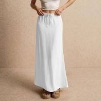 Vacaciones Verano Maxi Cordón Cintura baja A e Faldas casuales Falda larga ajustada Playa Ropa de mujer - details 37