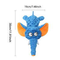 Muñeco de Peluche Divertido para Mascotas con Patas de Elefante de Polar Fleece Adecuado para Perros y Gatos Juguetes de Masticación y Sonido Popular - details 1