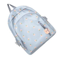 Mochila pequeña de flores florales para mujer, mochila de viaje informal para adultos y niños, viaje escolar - details 0