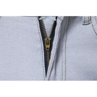 Pantalones de mezcla lavados personalizados para hombre, rectos, ligeramente elásticos, informales, primavera y otoño, nuevos - details 10