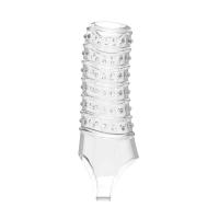 Anillos extensores reutilizables para retrasar la eyaculación, condones, funda para pene, cubierta de glande de silicona, Juguetes sexuales para agrandar para hombres - details 7