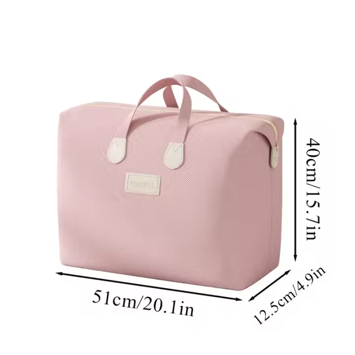 Bolsa de viaje plegable, bolsa de mano para aerolínea, bolsa de viaje deportiva de gran capacidad para fin de semana, bolsa organizadora de ropa - 1